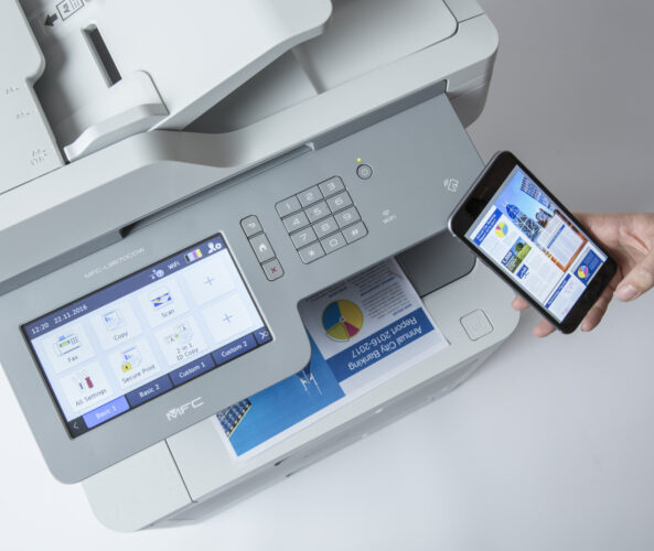 Mfc l9570cdw mobiel printen